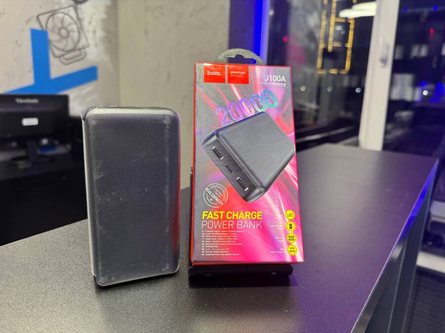 POWER-BANK HOCO J100A 20000mAh 2 USB, micro USB, USB-C